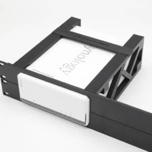 Synology DS120j Injection molded front and 3D printed rear arms 19inch 2U rack mount