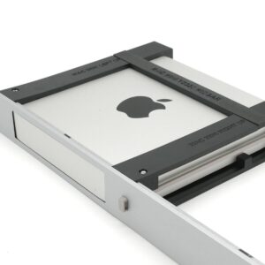 Rack mount for apple mac mini injection molded w remote on/off button 19inch 1U