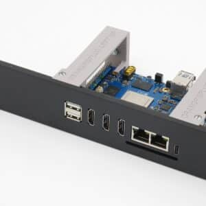 Rack mount for  1-3 Orange PI5 PLUS 19inch 1U - injection molded front