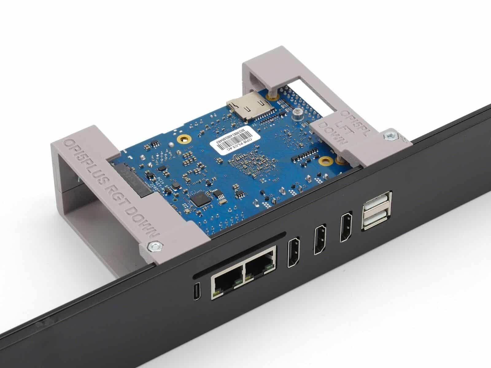 Rack mount for 1-3 Orange PI5 PLUS 19inch 1U - injection molded front - Image 2