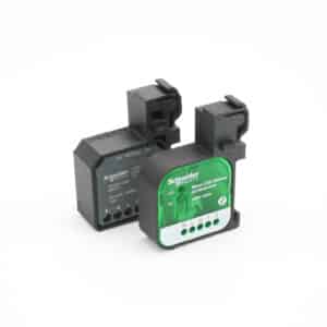 Wiser Green Schneider DIN mount - Green dimmer with neutral terminal