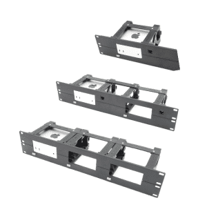 Rack mount for mac mini M4 for 19inch/10inch -toolessUI on/off button RJ45 keyst